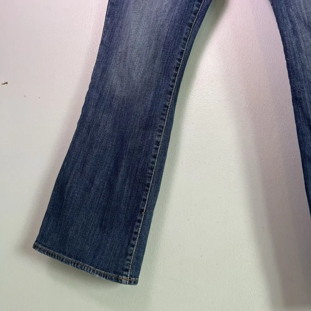 Lucky Brand Women's Sweet Low Bootcut Jeans Plus Sz 16/33 Denim Blue Med Wash